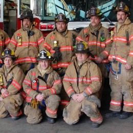 Station 1 C-Shift. Captain Brown is on the right. Photo from Station 1 Blog
